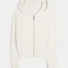 Gilly Hicks Always Cozy Waffle Zip-Up Hoodie