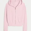 Gilly Hicks Always Cozy Waffle Zip-Up Hoodie