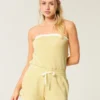 Gilly Hicks Cozy Strapless Waffle Onesie