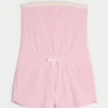 Gilly Hicks Cozy Strapless Waffle Onesie