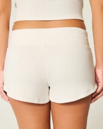 Gilly Hicks Cozy Waffle Mini Shorts