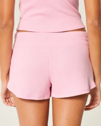 Gilly Hicks Cozy Waffle Mini Shorts