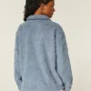 Gilly Hicks Sherpa Quarter-Zip Sweatshirt