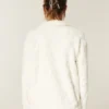 Gilly Hicks Sherpa Quarter-Zip Sweatshirt