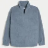 Gilly Hicks Sherpa Quarter-Zip Sweatshirt