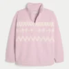 Gilly Hicks Sherpa Quarter-Zip Sweatshirt