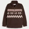 Gilly Hicks Sherpa Quarter-Zip Sweatshirt