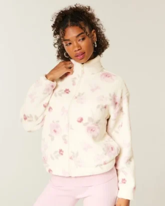 Gilly Hicks Sherpa Zip-Up Sweatshirt Gilly Hicks Sherpa Zip-Up Sweatshirt