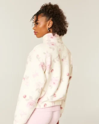 Gilly Hicks Sherpa Zip-Up Sweatshirt Gilly Hicks Sherpa Zip-Up Sweatshirt