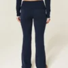 Gilly Hicks Sweater-Knit Foldover Bootcut Pants