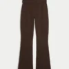 Gilly Hicks Sweater-Knit Foldover Bootcut Pants