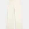 Gilly Hicks Sweater-Knit Foldover Straight Pants