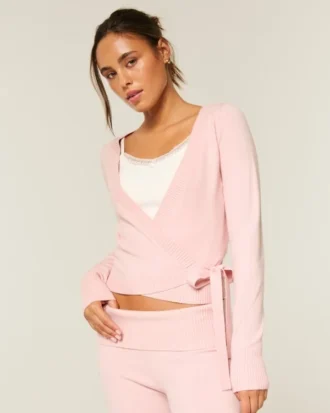 Gilly Hicks Sweater-Knit Multi-Way Wrap Top Gilly Hicks Sweater-Knit Multi-Way Wrap Top