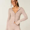 Gilly Hicks Zip-Up Sweater Hoodie