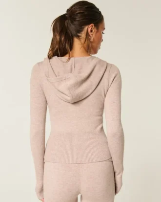 Gilly Hicks Zip-Up Sweater Hoodie