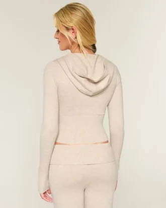 Gilly Hicks Zip-Up Sweater Hoodie