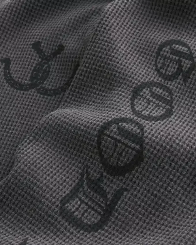 Good Luck Graphic Thermal Crew Shirt