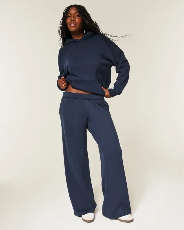 Heart Pocket Wide-Leg Sweatpants Heart Pocket Wide-Leg Sweatpants