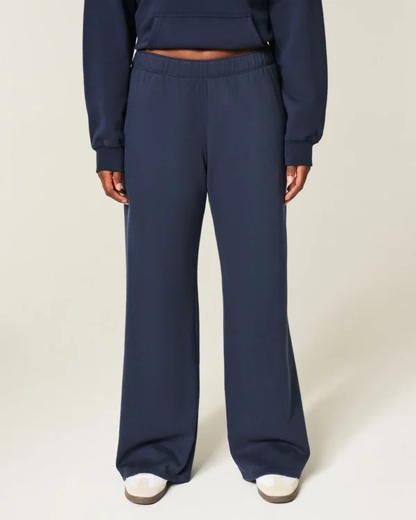Heart Pocket Wide-Leg Sweatpants Heart Pocket Wide-Leg Sweatpants