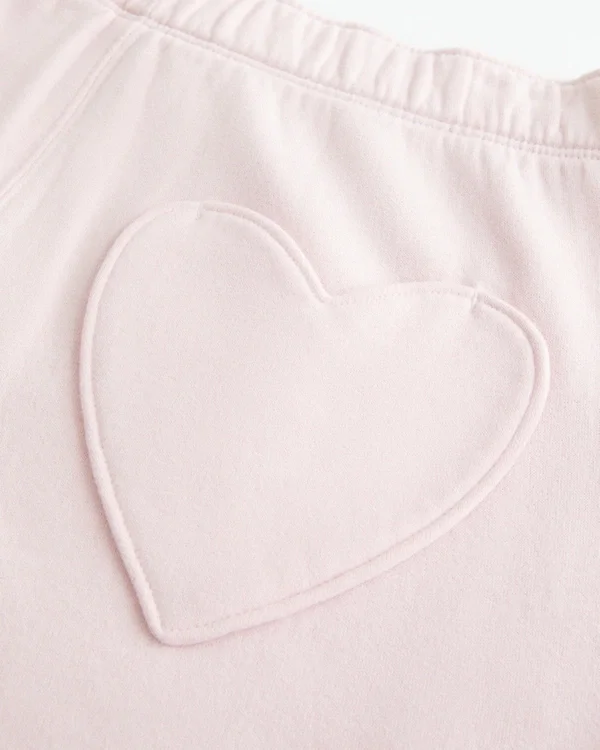 Heart Pocket Wide-Leg Sweatpants Heart Pocket Wide-Leg Sweatpants