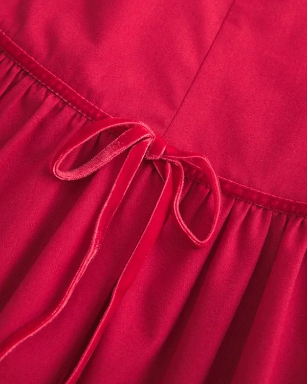 High-Neck Drop Waist Skort Dress High-Neck Drop Waist Skort Dress