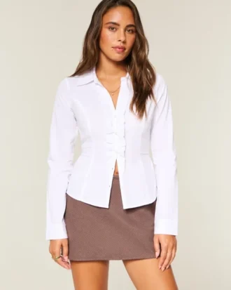 High-Rise A-Line Mini Skort High-Rise A-Line Mini Skort