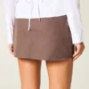High-Rise A-Line Mini Skort