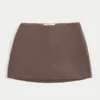 High-Rise A-Line Mini Skort