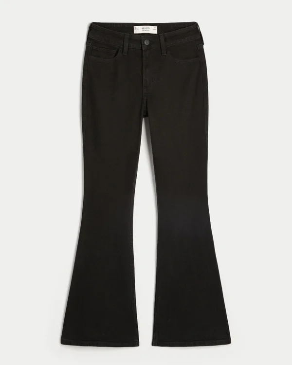 High-Rise Black Flare Jeans High-Rise Black Flare Jeans