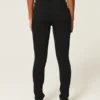 High-Rise Black Jean Leggings