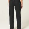 High-Rise Black Straight Jeans High-Rise Black Straight Jeans