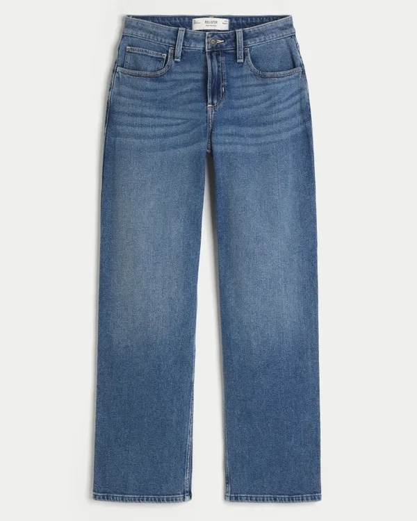 High-Rise Dark Wash Dad Jeans High-Rise Dark Wash Dad Jeans