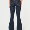 High-Rise Dark Wash Flare Jeans High-Rise Dark Wash Flare Jeans