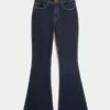 High-Rise Dark Wash Flare Jeans High-Rise Dark Wash Flare Jeans