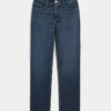 High-Rise Dark Wash Straight Jeans High-Rise Dark Wash Straight Jeans