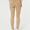 High-Rise Khaki Super Skinny Pants