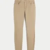 High-Rise Khaki Super Skinny Pants