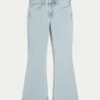 High-Rise Light Wash Heart Embroidered Flare Jeans High-Rise Light Wash Heart Embroidered Flare Jeans