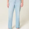 High-Rise Light Wash Straight Jeans High-Rise Light Wash Straight Jeans
