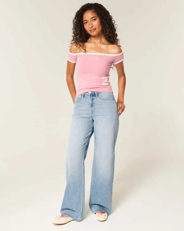 High-Rise Medium Wash Baggy Jeans High-Rise Medium Wash Baggy Jeans