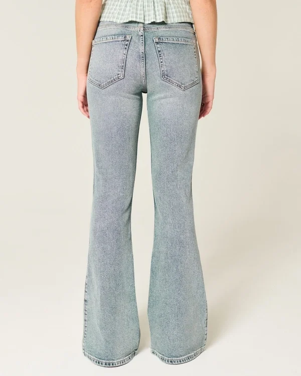 High-Rise Medium Wash Flare Jeans High-Rise Medium Wash Flare Jeans