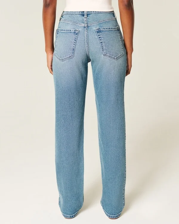 High-Rise Medium Wash Straight Jean High-Rise Medium Wash Straight Jean