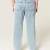 High-Rise Medium Wash Straight Jeans