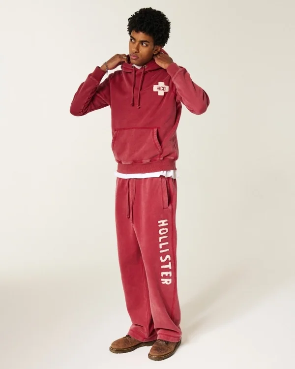 Holiday Vault Release Logo Graphic Baggy Sweatpants Holiday Vault Release Logo Graphic Baggy Sweatpants