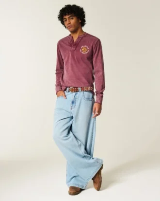 Holiday Vault Release Logo Graphic Henley