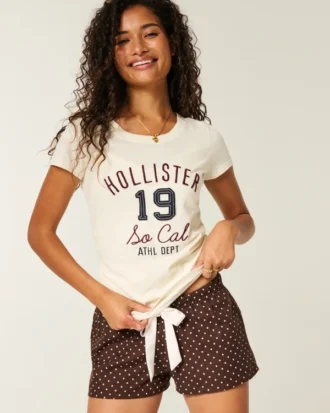 Holiday Vault Release Satin Tie Flannel Mini Shorts