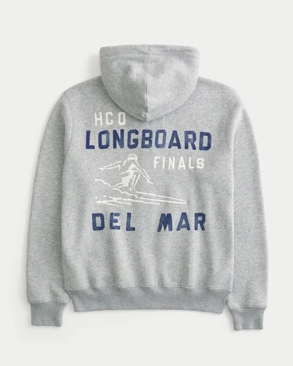 Holiday Vault Release Zip-Up Surf Logo Graphic Hoodie Holiday Vault Release Zip-Up Surf Logo Graphic Hoodie