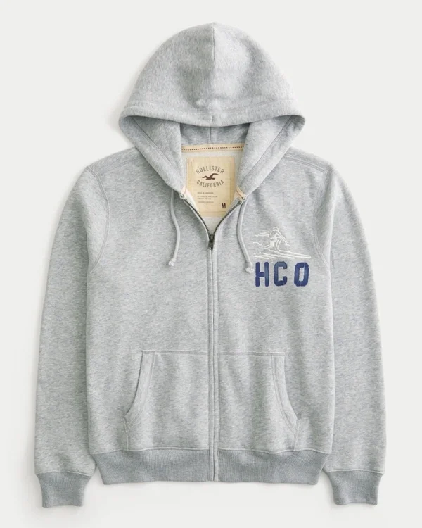 Holiday Vault Release Zip-Up Surf Logo Graphic Hoodie Holiday Vault Release Zip-Up Surf Logo Graphic Hoodie