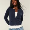 Hollister Comfy Cloud Bow Pocket Cardigan