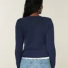 Hollister Comfy Cloud Bow Pocket Cardigan